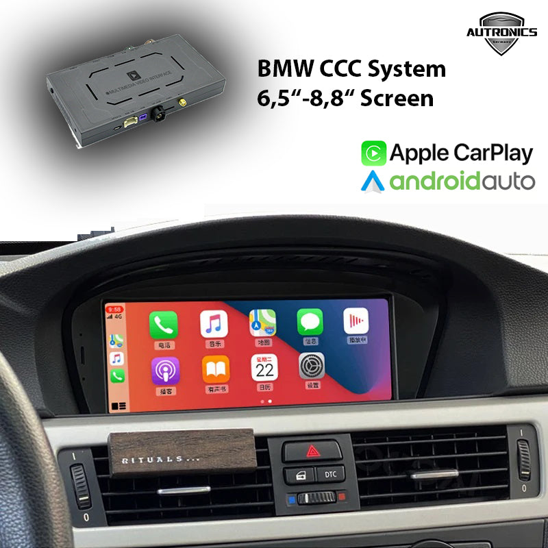 Wireless Carplay Android Auto Interface Nachrüsten geeignet für BMW Modelle