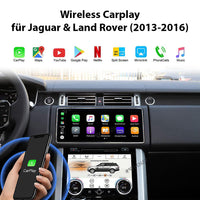 Wireless Carplay Android Auto Interface Nachrüsten geeignet für Jaguar & Land Rover (2013-2016) mit 8″ Bosch single Monitor