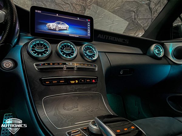 Ambiente- Beleuchtung Ambientebeleuchtung LED Innenraumbeleuchtung KFZ Interieur Mehrfarbig Set geeignet für Mercedes-Benz C Coupe C205 - 07
