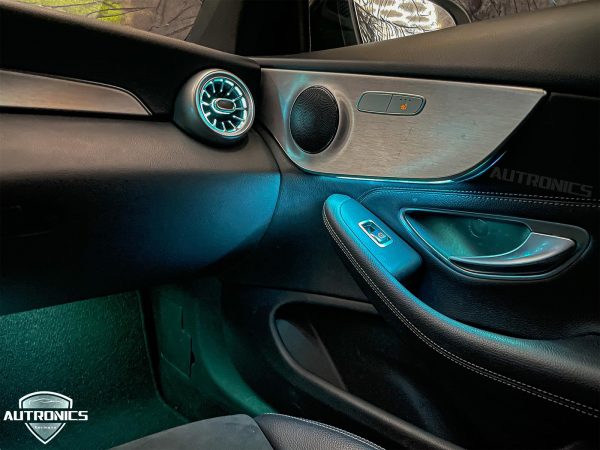 Ambiente- Beleuchtung Ambientebeleuchtung LED Innenraumbeleuchtung KFZ Interieur Mehrfarbig Set geeignet für Mercedes-Benz C Coupe C205 - 08