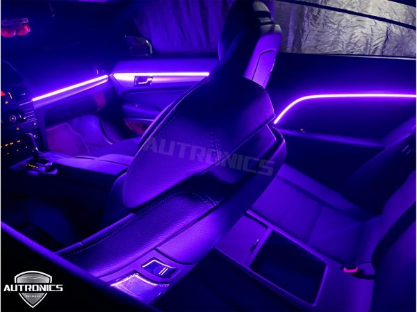 Ambientebeleuchtung Ambiente Innenraumbeleuchtung Beleuchtung Nachrüsten Einbau geeignet für Mercedes Benz E Coupe C207 - 02