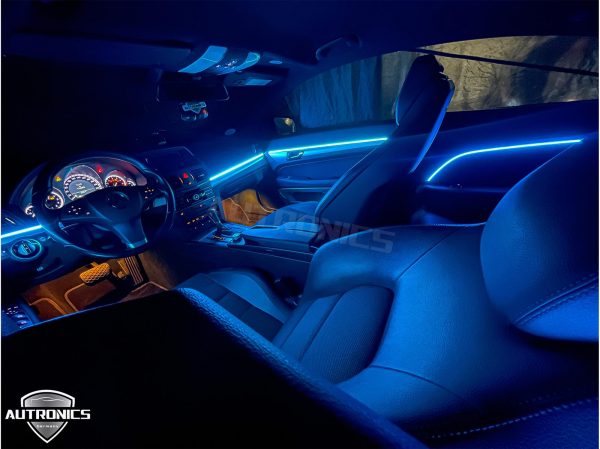 Ambientebeleuchtung Ambiente Innenraumbeleuchtung Beleuchtung Nachrüsten Einbau geeignet für Mercedes Benz E Coupe C207 - 04