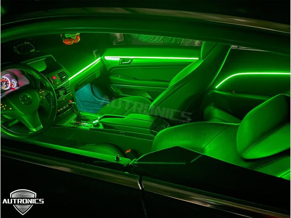 Ambientebeleuchtung Ambiente Innenraumbeleuchtung Beleuchtung Nachrüsten Einbau geeignet für Mercedes Benz E Coupe C207 - 05