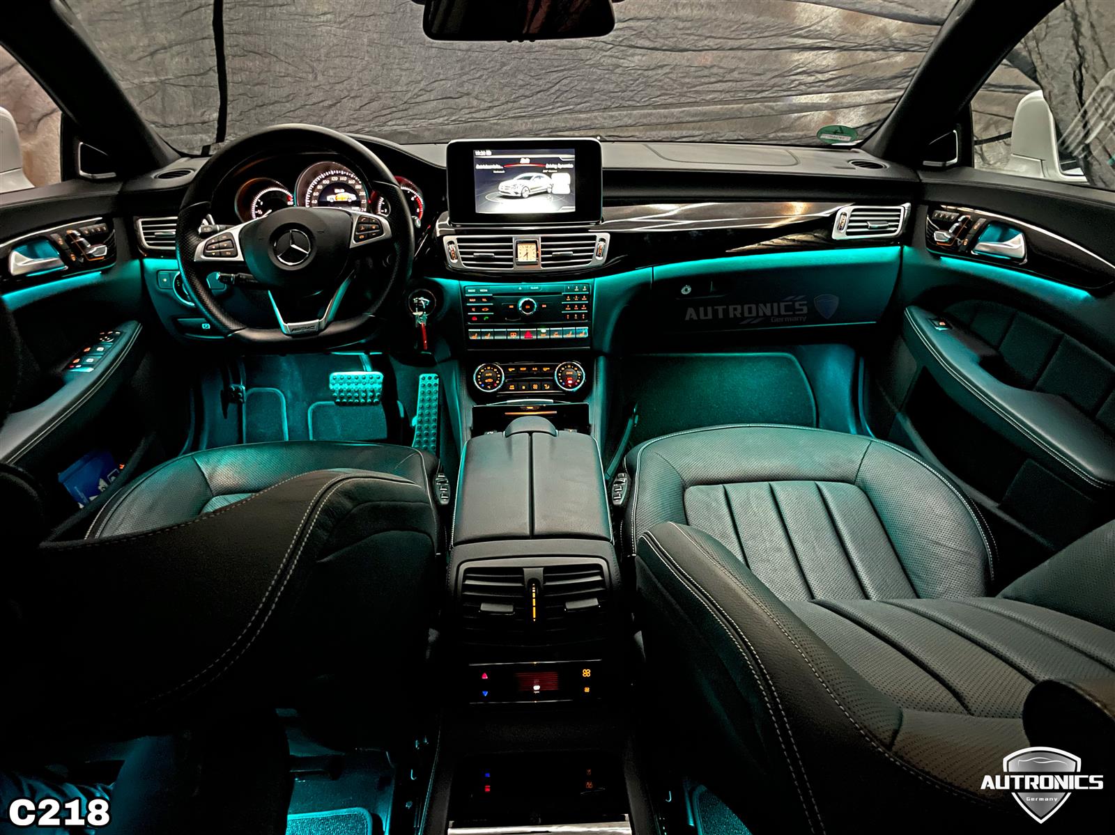 Ambientebeleuchtung Nachrüsten im Auto Beleuchtung Ambiente geeignet für Mercedes Benz E Klasse W212 & CLS Klasse W218 - 01