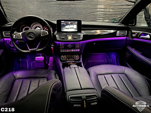 Ambientebeleuchtung Nachrüsten im Auto Beleuchtung Ambiente geeignet für Mercedes Benz E Klasse W212 & CLS Klasse W218 - 02