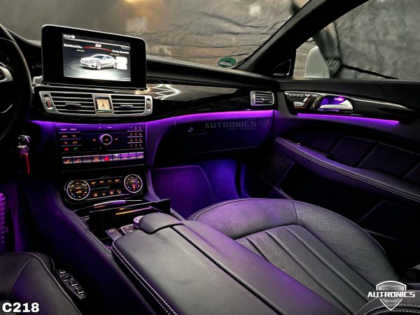 Ambientebeleuchtung Nachrüsten im Auto Beleuchtung Ambiente geeignet für Mercedes Benz E Klasse W212 & CLS Klasse W218 - 04