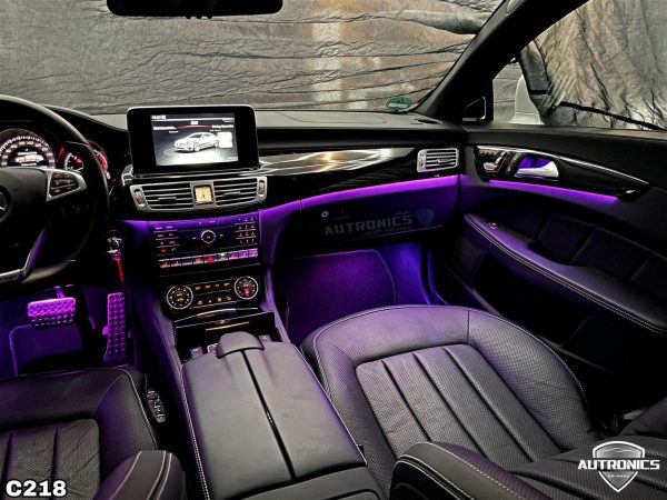 Ambientebeleuchtung Nachrüsten im Auto Beleuchtung Ambiente geeignet für Mercedes Benz E Klasse W212 & CLS Klasse W218 - 05