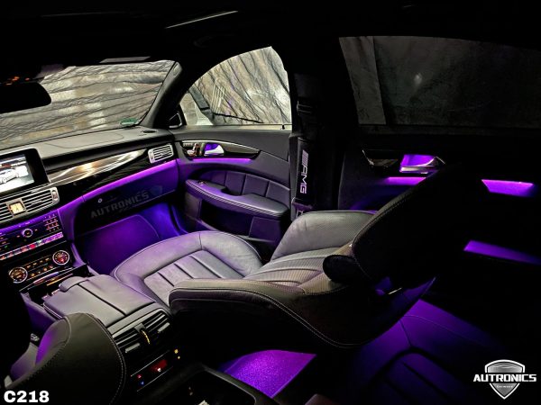 Ambientebeleuchtung Nachrüsten im Auto Beleuchtung Ambiente geeignet für Mercedes Benz E Klasse W212 & CLS Klasse W218 - 06