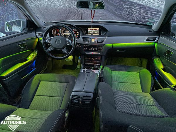 Ambientebeleuchtung Nachrüsten im Auto Beleuchtung Ambiente geeignet für Mercedes Benz E Klasse W212 & CLS Klasse W218 - 09
