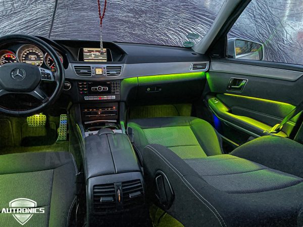 Ambientebeleuchtung Nachrüsten im Auto Beleuchtung Ambiente geeignet für Mercedes Benz E Klasse W212 & CLS Klasse W218 - 10