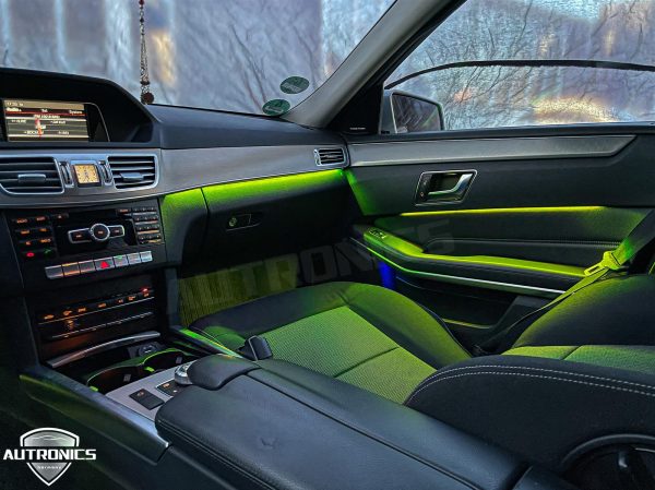 Ambientebeleuchtung Nachrüsten im Auto Beleuchtung Ambiente geeignet für Mercedes Benz E Klasse W212 & CLS Klasse W218 - 11