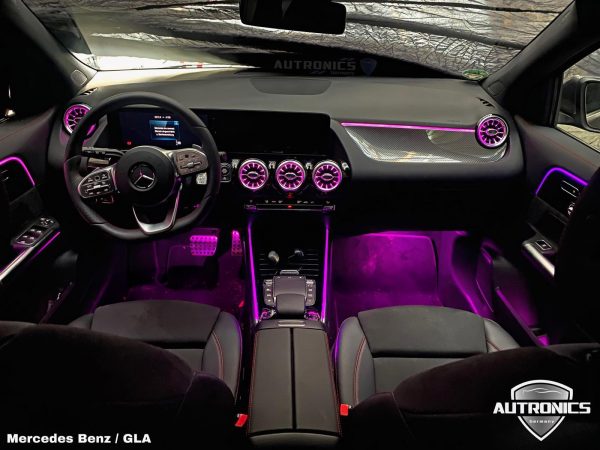 Ambientebeleuchtung Nachrüsten im Auto Beleuchtung Ambiente geeignet für Mercedes Benz GLA Klasse X156 - 01