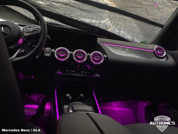 Ambientebeleuchtung Nachrüsten im Auto Beleuchtung Ambiente geeignet für Mercedes Benz GLA Klasse X156 - 02