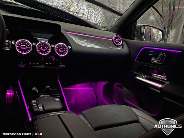 Ambientebeleuchtung Nachrüsten im Auto Beleuchtung Ambiente geeignet für Mercedes Benz GLA Klasse X156 - 03