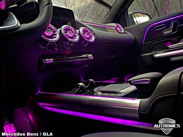 Ambientebeleuchtung Nachrüsten im Auto Beleuchtung Ambiente geeignet für Mercedes Benz GLA Klasse X156 - 05