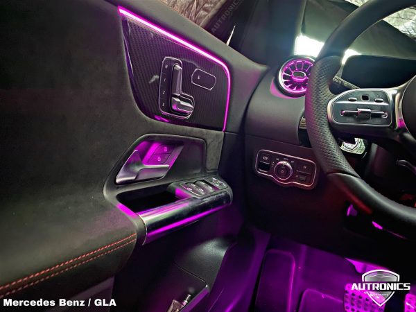 Ambientebeleuchtung Nachrüsten im Auto Beleuchtung Ambiente geeignet für Mercedes Benz GLA Klasse X156 - 06