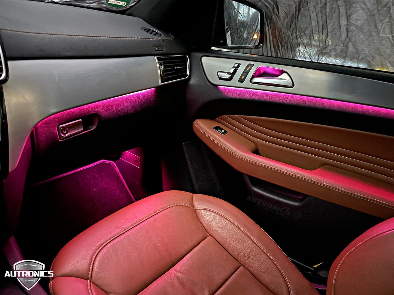 Ambientebeleuchtung Nachrüsten im Auto Beleuchtung Ambiente geeignet für Mercedes Benz GLE & ML Klasse W166 C292 - 05