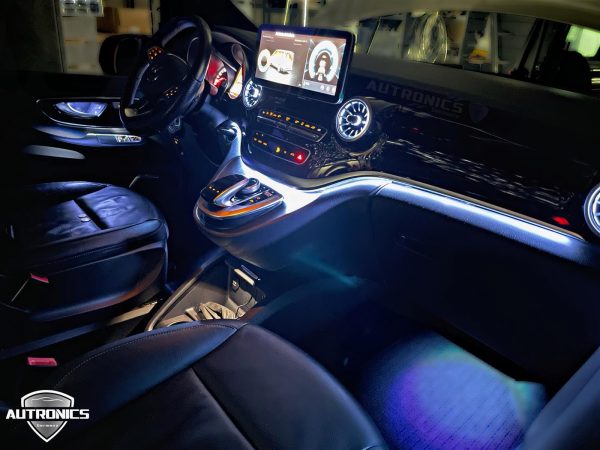 Ambientebeleuchtung Nachrüsten im Auto Beleuchtung Ambiente geeignet für Mercedes Benz V Klasse W447 - 03
