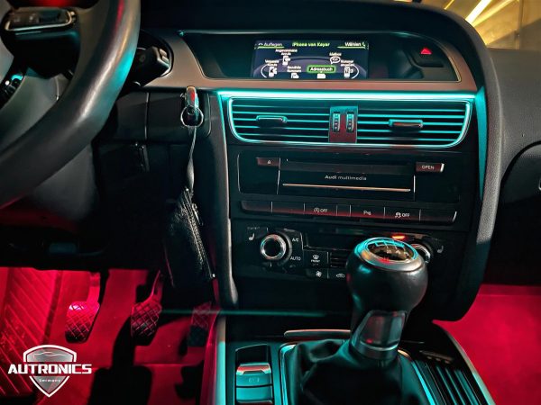 Ambientebeleuchtung Nachrüsten im Auto Beleuchtung LED Ambiente geeignet für Audi A5 8T - 2