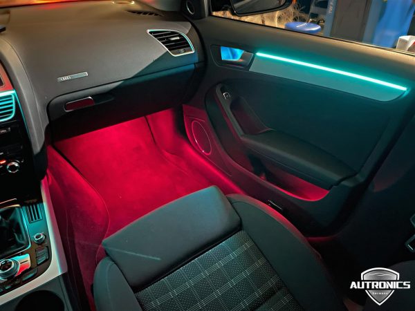 Ambientebeleuchtung Nachrüsten im Auto Beleuchtung LED Ambiente geeignet für Audi A5 8T - 6