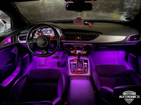Ambientebeleuchtung Nachrüsten im Auto Beleuchtung LED Ambiente geeignet für Audi A6 A7 (4G C7) - 01