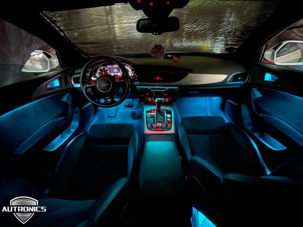 Ambientebeleuchtung Nachrüsten im Auto Beleuchtung LED Ambiente geeignet für Audi A6 A7 (4G C7) - 04