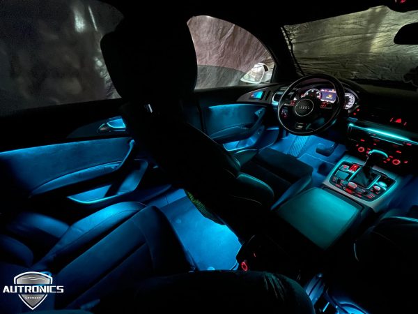 Ambientebeleuchtung Nachrüsten im Auto Beleuchtung LED Ambiente geeignet für Audi A6 A7 (4G C7) - 05