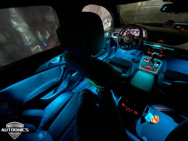 Ambientebeleuchtung Nachrüsten im Auto Beleuchtung LED Ambiente geeignet für Audi A6 A7 (4G C7) - 06