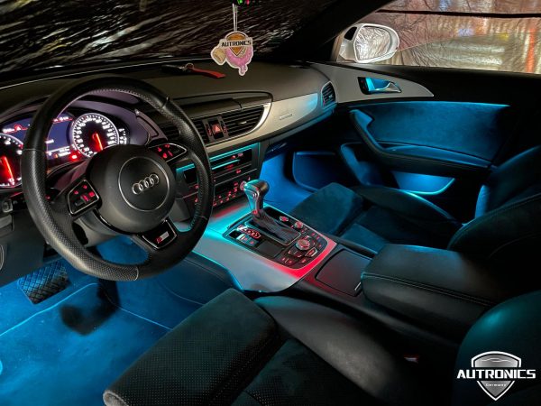 Ambientebeleuchtung Nachrüsten im Auto Beleuchtung LED Ambiente geeignet für Audi A6 A7 (4G C7) - 07
