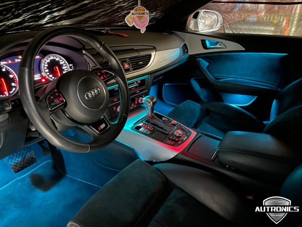 Ambientebeleuchtung Nachrüsten im Auto Beleuchtung LED Ambiente geeignet für Audi A6 A7 (4G C7) - 08