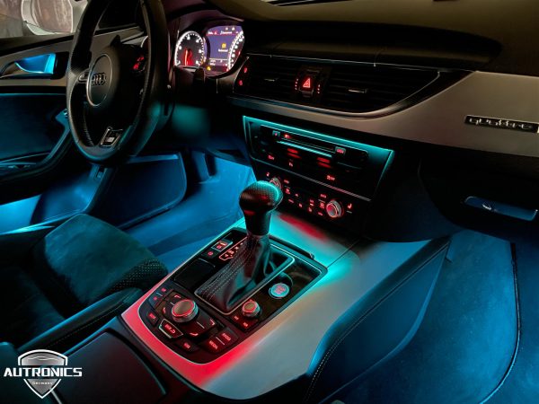 Ambientebeleuchtung Nachrüsten im Auto Beleuchtung LED Ambiente geeignet für Audi A6 A7 (4G C7) - 10