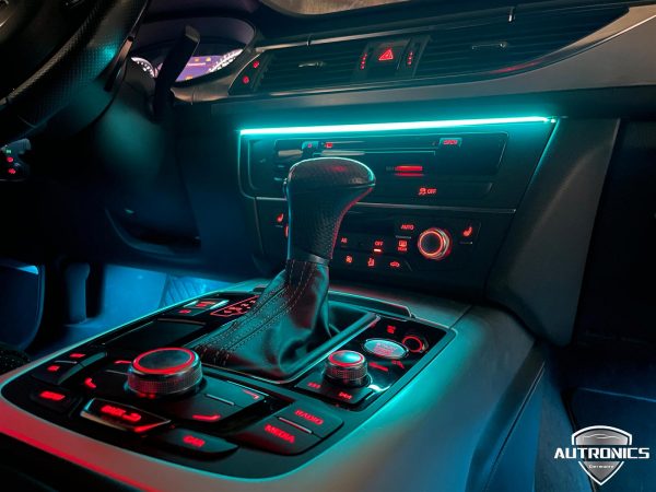 Ambientebeleuchtung Nachrüsten im Auto Beleuchtung LED Ambiente geeignet für Audi A6 A7 (4G C7) - 11