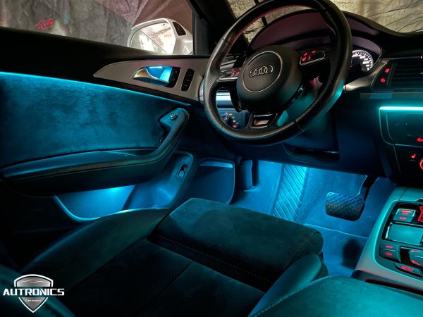 Ambientebeleuchtung Nachrüsten im Auto Beleuchtung LED Ambiente geeignet für Audi A6 A7 (4G C7) - 12