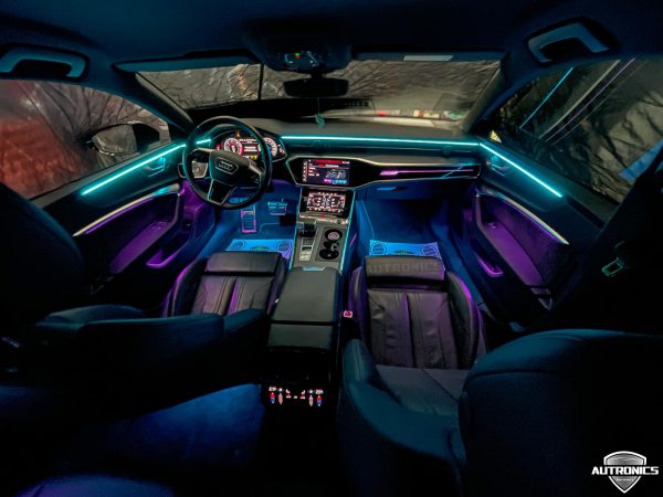 Ambientebeleuchtung Nachrüsten im Auto Beleuchtung LED Ambiente geeignet für Audi A6 A7 (C8) - 01