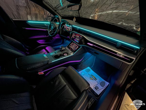 Ambientebeleuchtung Nachrüsten im Auto Beleuchtung LED Ambiente geeignet für Audi A6 A7 (C8) - 03