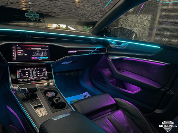 Ambientebeleuchtung Nachrüsten im Auto Beleuchtung LED Ambiente geeignet für Audi A6 A7 (C8) - 05