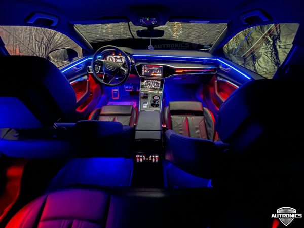 Audi A7 S7 (C8) - Ambientebeleuchtung Ambiente 32 Farben inkl. Einbau und Codierung ab 2018 - 01