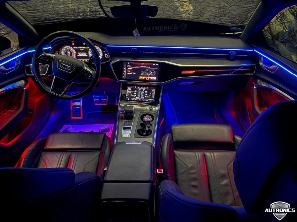 Audi A7 S7 (C8) - Ambientebeleuchtung Ambiente 32 Farben inkl. Einbau und Codierung ab 2018 - 02