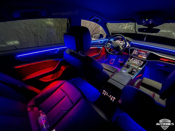 Audi A7 S7 (C8) - Ambientebeleuchtung Ambiente 32 Farben inkl. Einbau und Codierung ab 2018 - 06