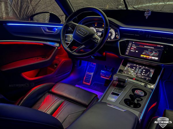 Audi A7 S7 (C8) - Ambientebeleuchtung Ambiente 32 Farben inkl. Einbau und Codierung ab 2018 - 08