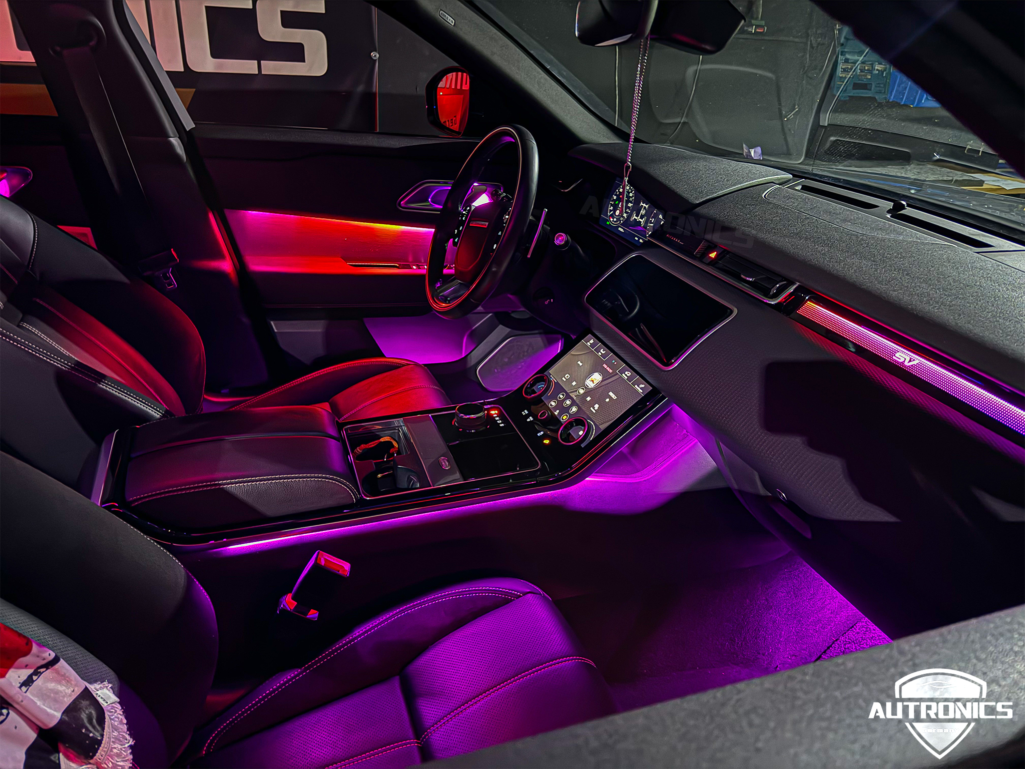 Ambientebeleuchtung Auto Led Range Rover Velar Nachrüsten Dynamisch Panoramadach Beleuchtung 03