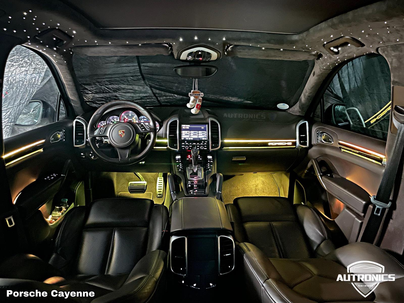 Ambientebeleuchtung Nachrüsten im Auto Innenraumbeleuchtung Beleuchtung geeignet für Porsche Cayenne 958 - 01