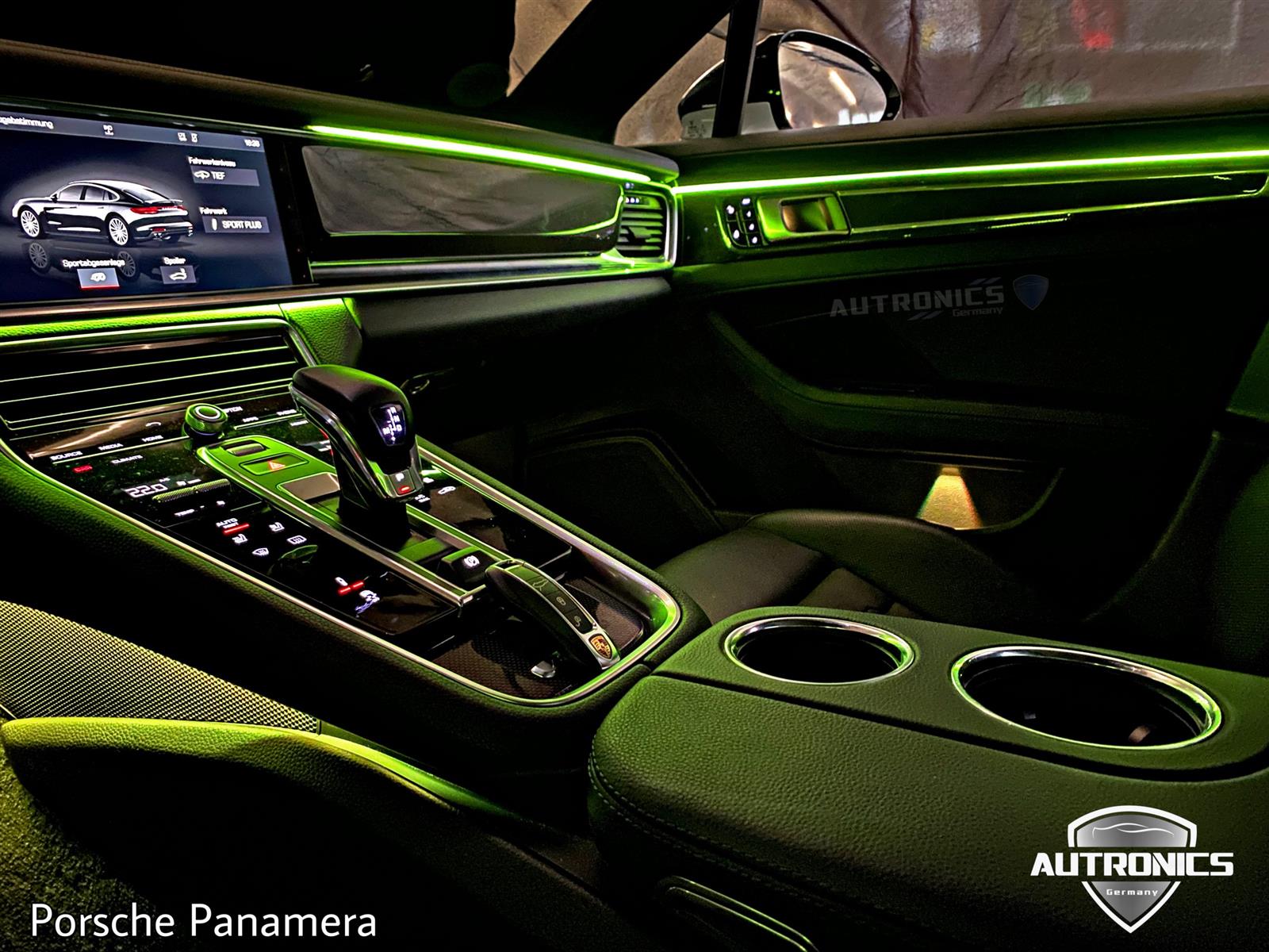 Ambientebeleuchtung Nachrüsten im Auto Innenraumbeleuchtung Beleuchtung geeignet für Porsche Panamera 970 971 - 02