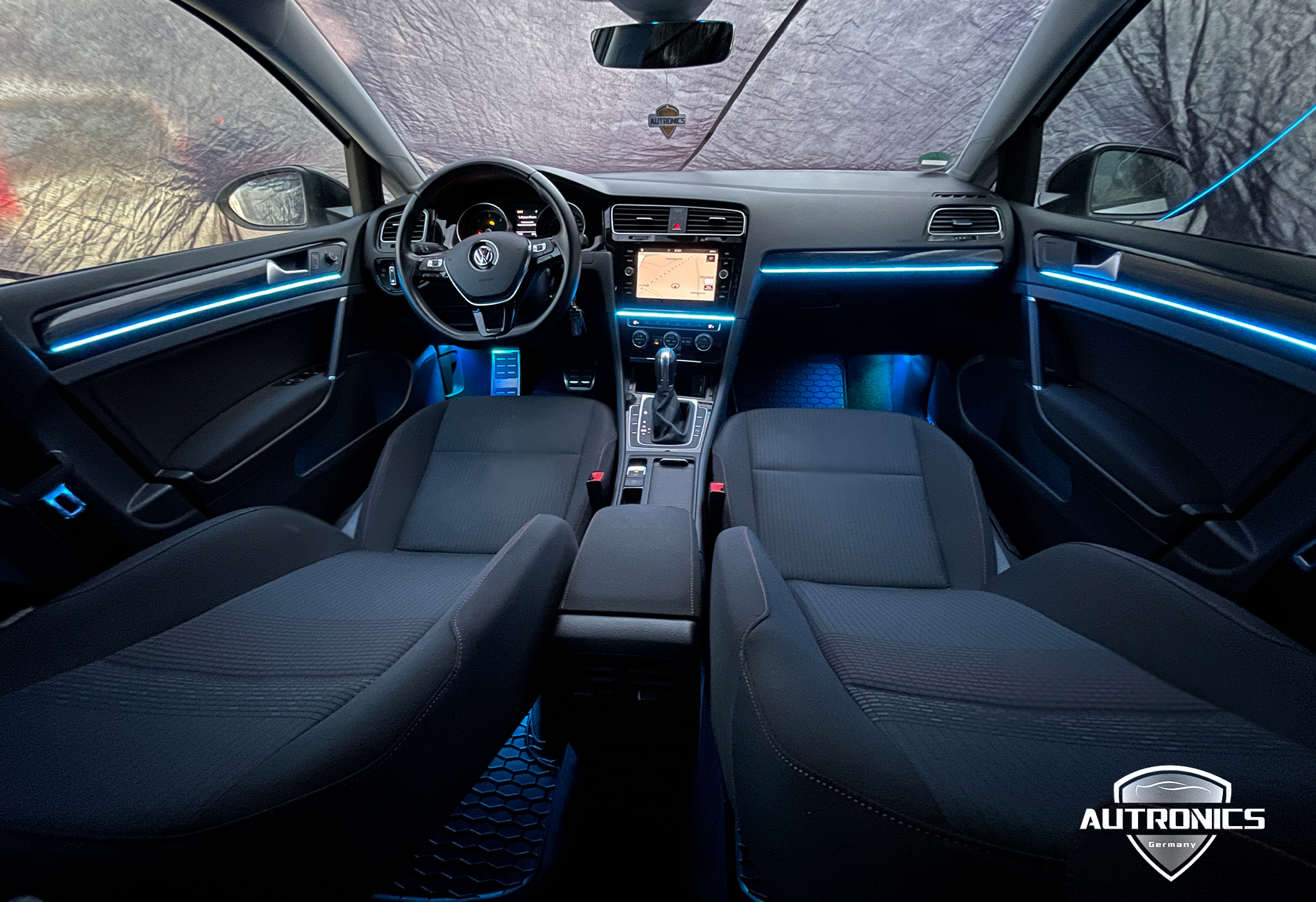 Ambientebeleuchtung Nachrüsten im Auto Innenraumbeleuchtung Beleuchtung geeignet für VW Golf 7 01