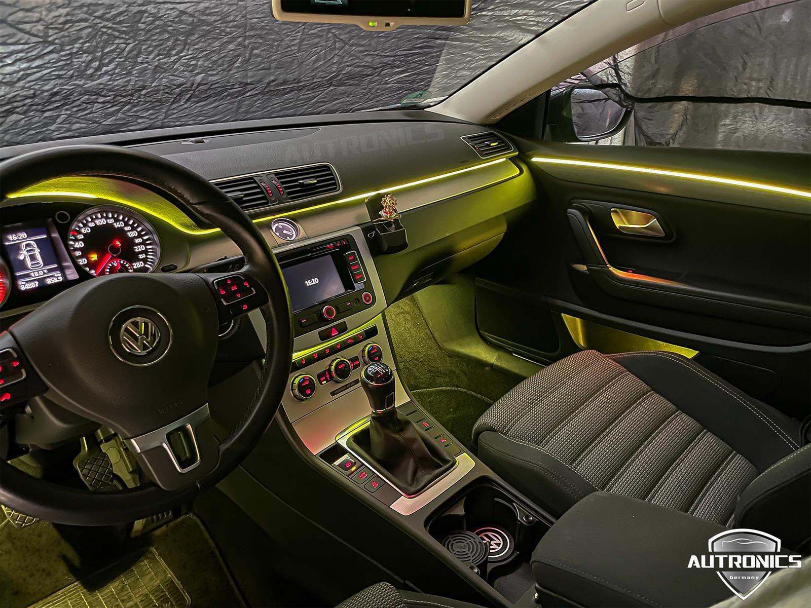 Ambientebeleuchtung Nachrüsten im Auto Innenraumbeleuchtung Beleuchtung geeignet für VW Passat CC - 01