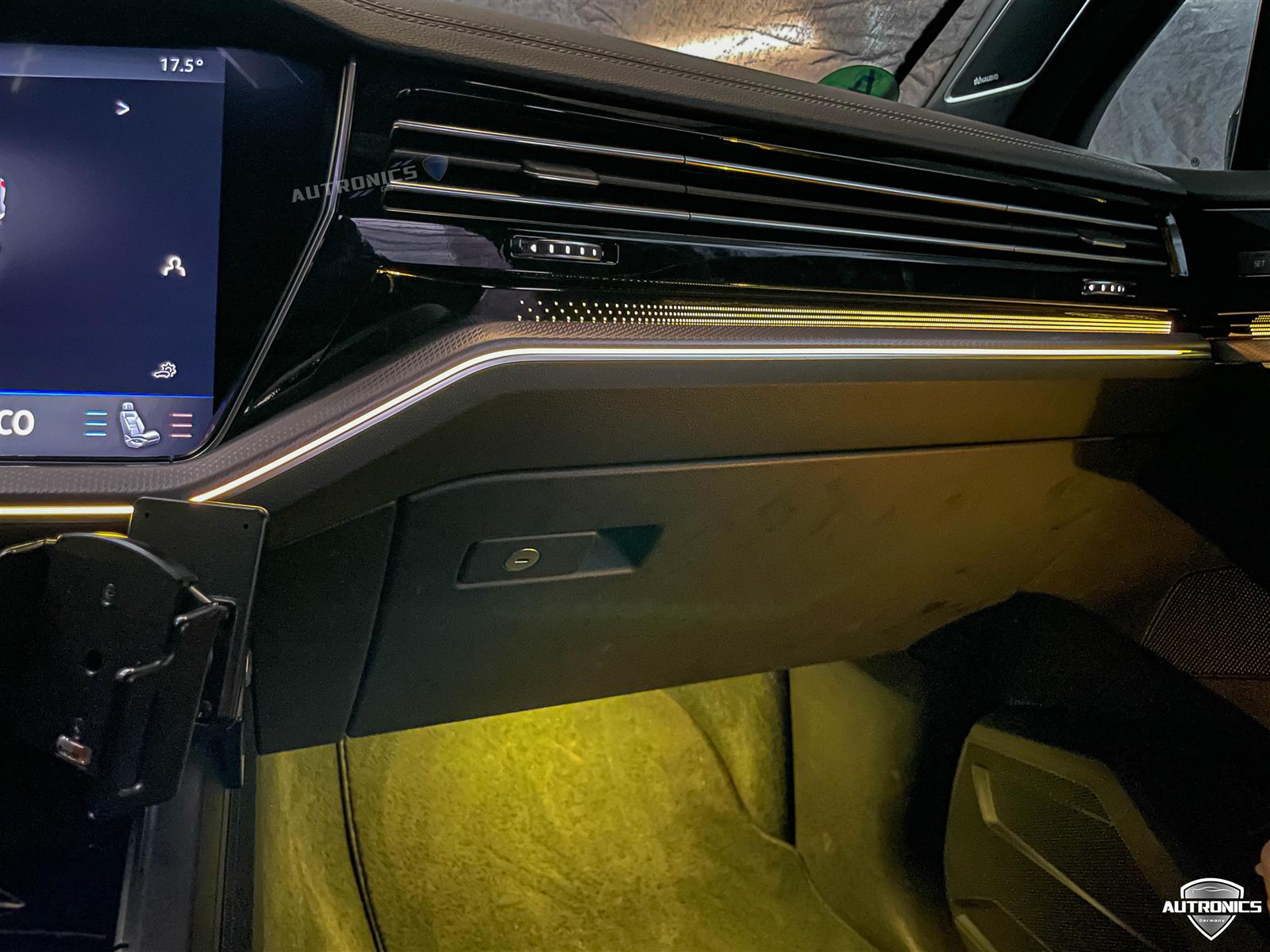 Ambientebeleuchtung Nachrüsten im Auto Innenraumbeleuchtung Beleuchtung geeignet für VW Tiguan 2. Generation (2017-2021) 64 Farben - 02