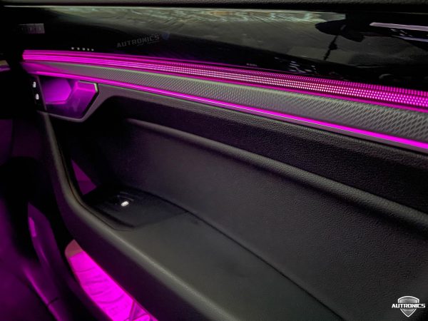 Ambientebeleuchtung Nachrüsten im Auto Innenraumbeleuchtung Beleuchtung geeignet für VW Tiguan 2. Generation (2017-2021) 64 Farben - 11