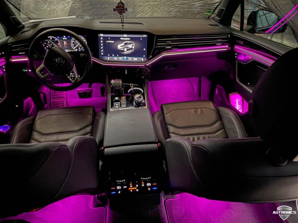 Ambientebeleuchtung Nachrüsten im Auto Innenraumbeleuchtung Beleuchtung geeignet für VW Tiguan 2. Generation (2017-2021) 64 Farben - 15