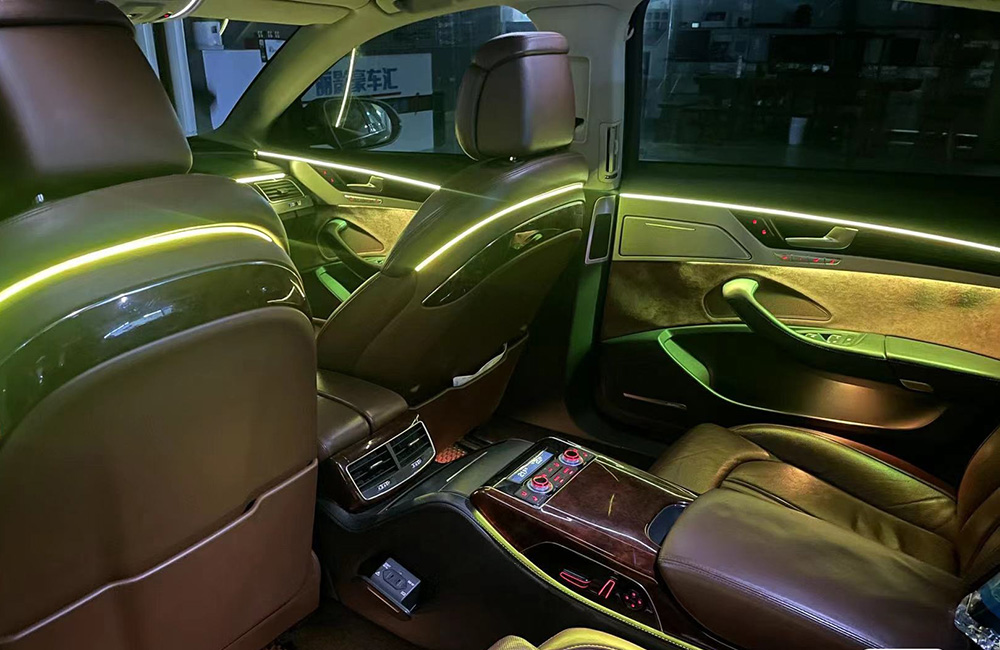Ambientebeleuchtung Nachrüsten im Auto Innenraumbeleuchtung Beleuchtung geeignet für Audi A8 (D4 D5) (2010-2021) - 02