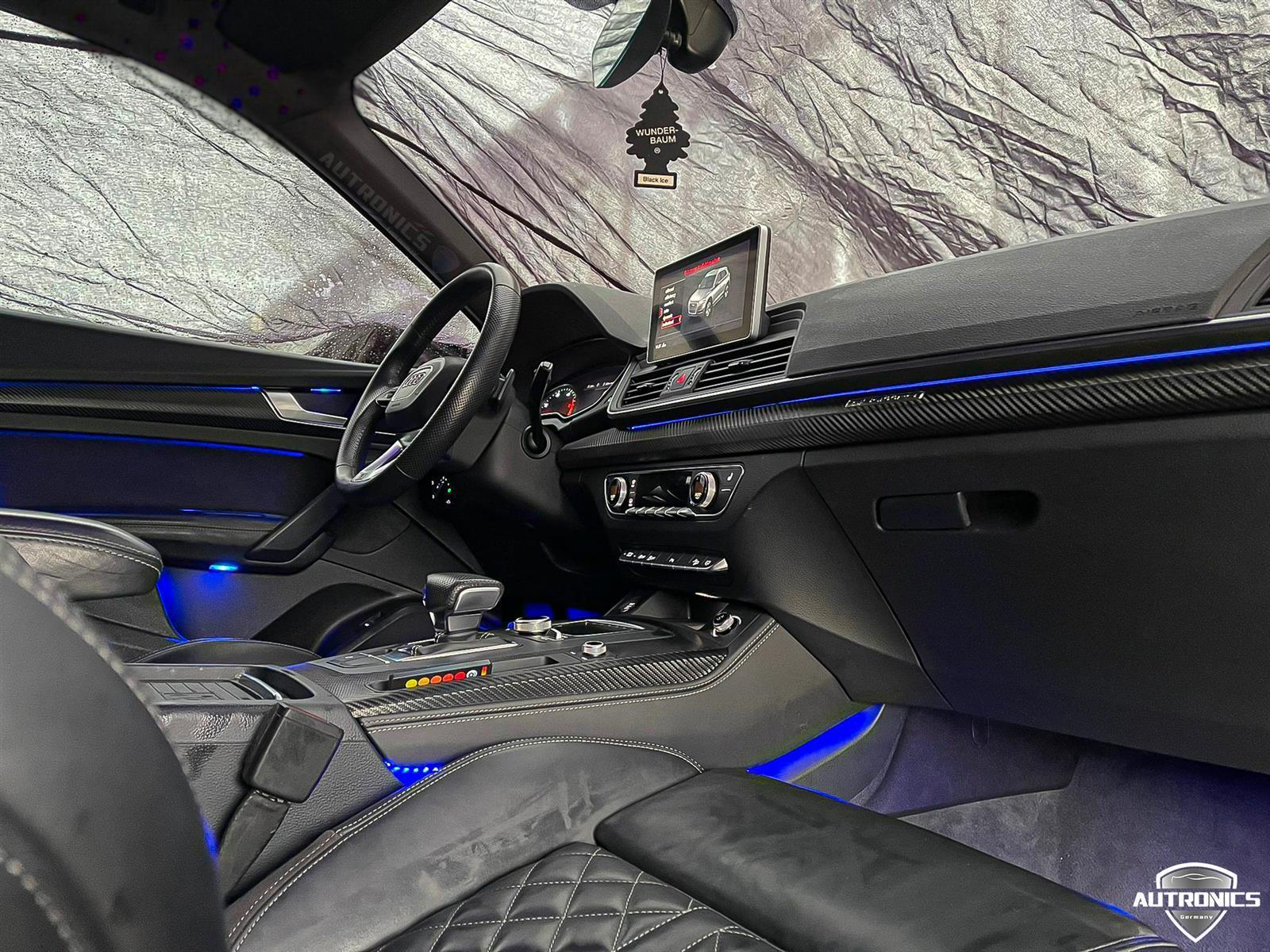 Ambientebeleuchtung Nachrüsten im Auto Innenraumbeleuchtung Beleuchtung geeignet für Audi Q5 2. Gen. - 02